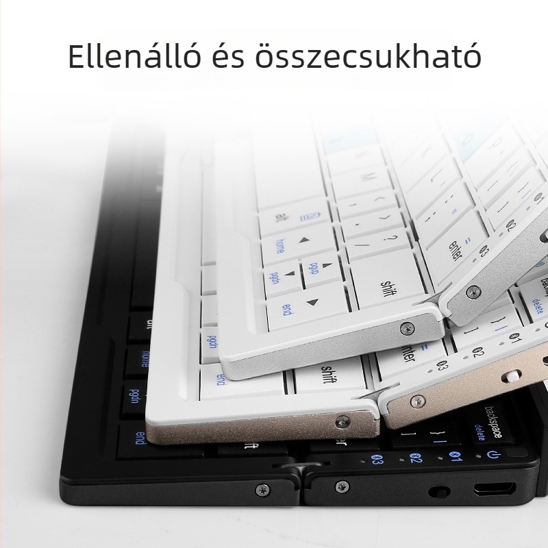 Bow összecsukható Bluetooth billentyűzet Hb199s Apple iPad, Android és Xiaomi eszközökhöz