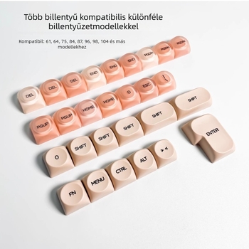 Liquid foundation keycaps (kisméretű teljes készlet) – testreszabott, modell: Liquid foundation keycaps (small complete set), anyag: 20225553378, tömeg: 200 g