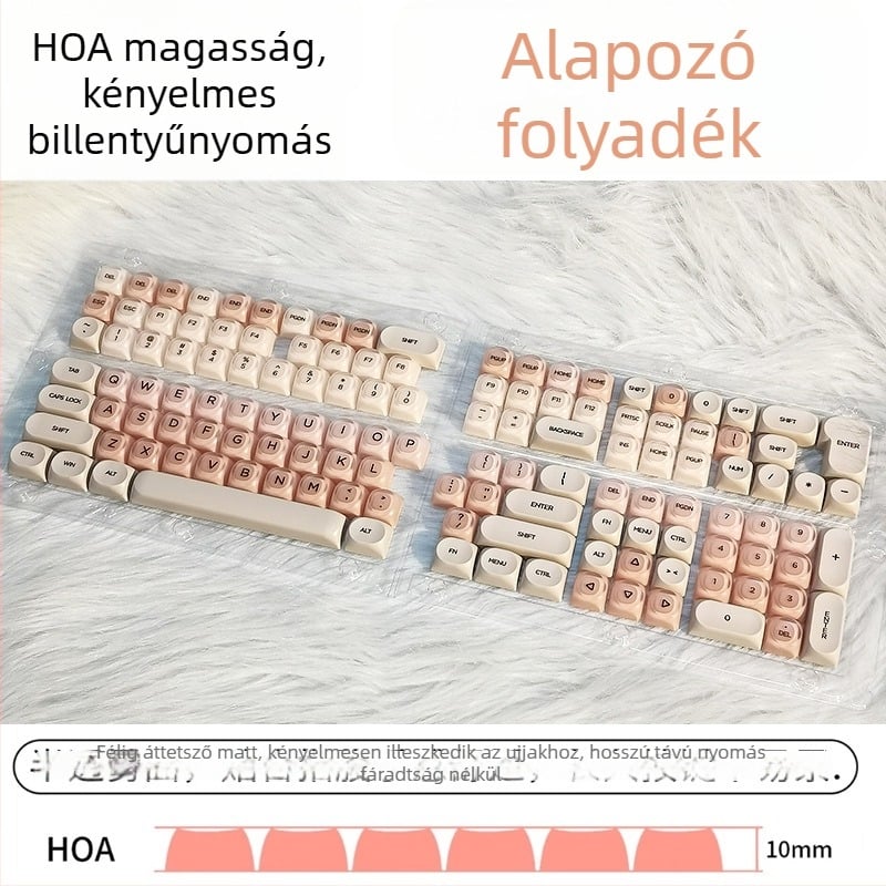 Liquid foundation keycaps (kisméretű teljes készlet) – testreszabott, modell: Liquid foundation keycaps (small complete set), anyag: 20225553378, tömeg: 200 g
