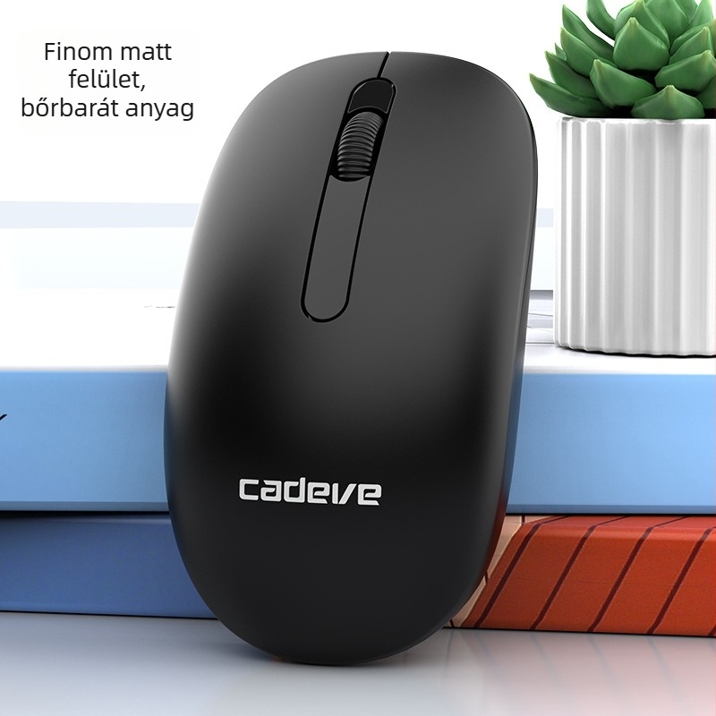 Kaidiwei K1 Vezeték nélküli optikai egér, 2.4 GHz USB vevő, 1600 DPI, ergonomikus, 68 g, notebook és asztali számítógéphez