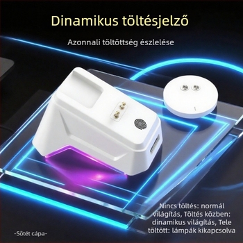 Logitech vezeték nélküli egér mágneses töltőalap – univerzális dokk G Pro Wireless, G502X, G903 (1–4. generáció) – vezetékes csatlakozás