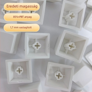 PBT keycap, 1,7 mm vastagság, eredeti magasságú profil, szublimációs nyomtatás, mechanikus billentyűzethez