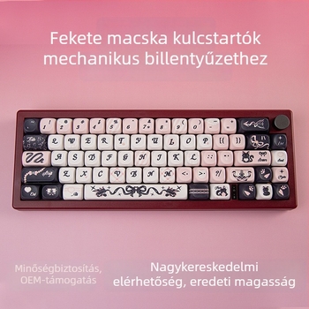 Mechanikus billentyűzethez való sapkák, ötoldali szublimációval, MOA profil, kompatibilis mágneses tengellyel és keresztes, doboz vagy oldalsó tengellyel, modellek 60–108