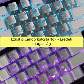 Love (pillangó) 21 gombos fedő készlet, műanyagból, mechanikus billentyűzethez, tömeg 50 g