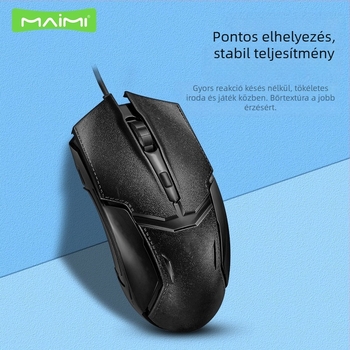 MYE S3 vezetékes USB billentyűzet–egér készlet játékhoz és irodába, laptophoz, USB interfész