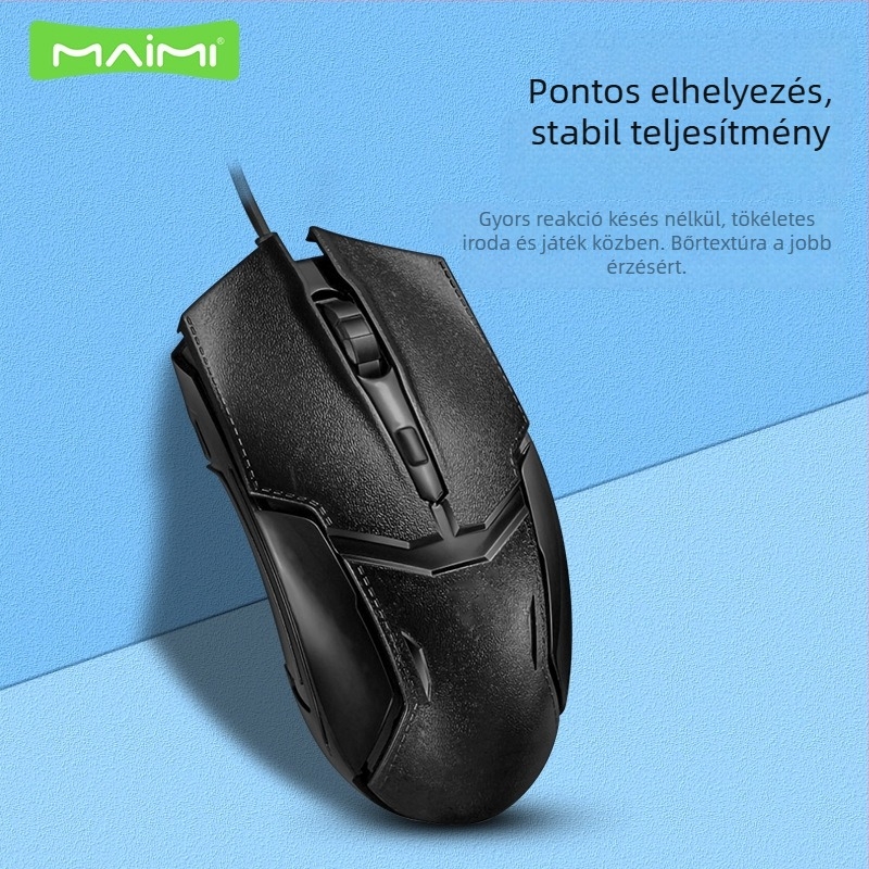 MYE S3 vezetékes USB billentyűzet–egér készlet játékhoz és irodába, laptophoz, USB interfész