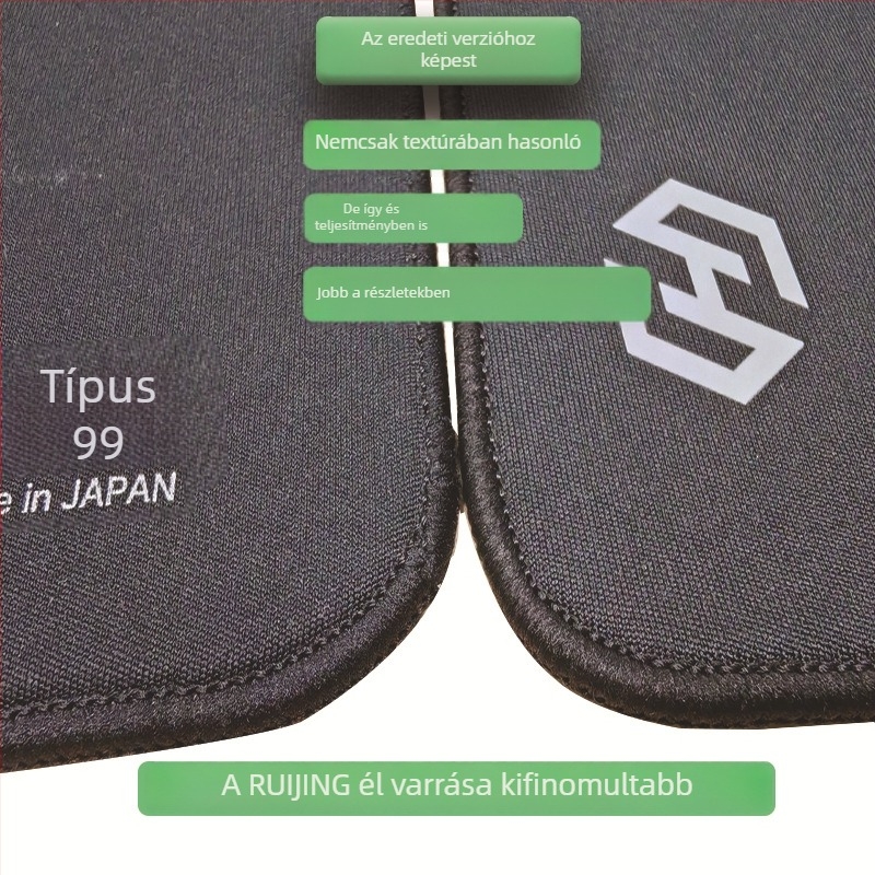 Ruijing Lingyu Type 99 gaming egérpad COSG Valorant Esportokra, nagy méretű textil egérpad, csúszásmentes, gépi megmunkálás, OEM testreszabható
