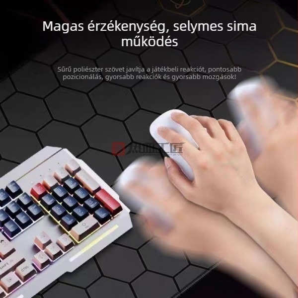 DN05 Kisméretű egérpad, természetes gumi, csúszásmentes, hőtranszfer technikával, karikatúra stílusú asztali matrac