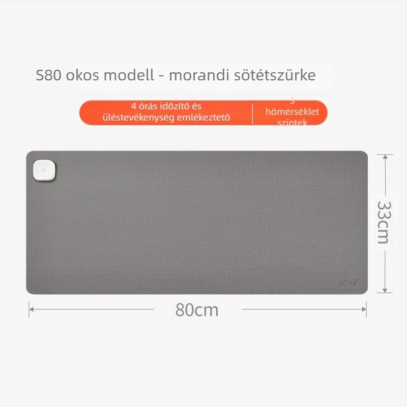 Xinke asztali fűtőpad, csatlakoztatott hálózati áramforrás, 220V, 80W, elektromos membrános fűtés, PVC kivitel, intelligens hőmérséklet-szabályozás