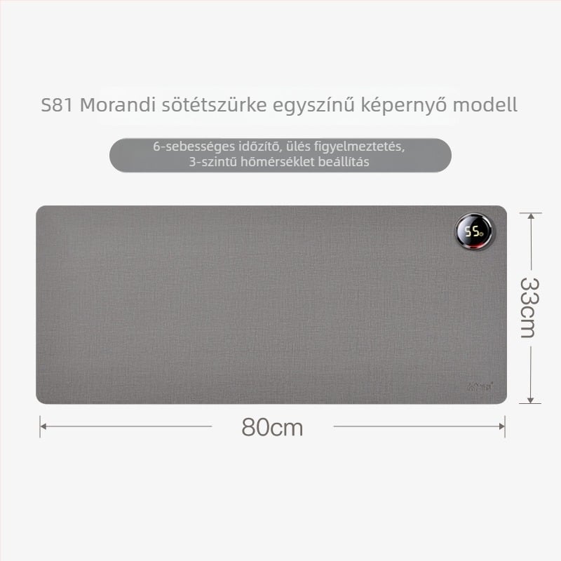Xinke asztali fűtőpad, csatlakoztatott hálózati áramforrás, 220V, 80W, elektromos membrános fűtés, PVC kivitel, intelligens hőmérséklet-szabályozás