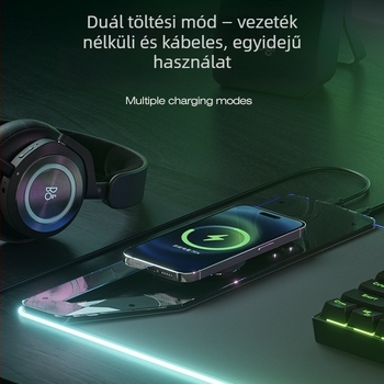 Játékos egérpad fénylő hatású, modell k3238, természetes kaucsuk, injekciós formázás, logó nyomás elérhető.