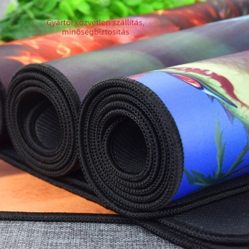 Asztali pad csúszásmentes gumi- és textil anyagból, hőtranszfer nyomtatás, testreszabható logó