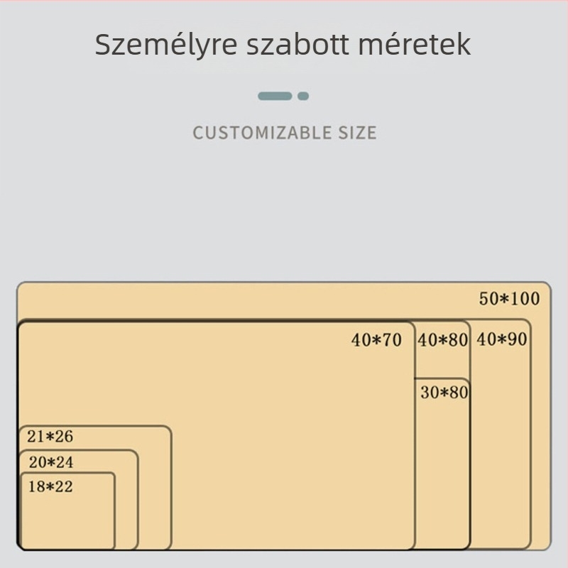 Egérpad, modell fse23, Jiaji szövet + természetes gumi, csúszásmentes, hőátviteli nyomtatás, testreszabható logóval