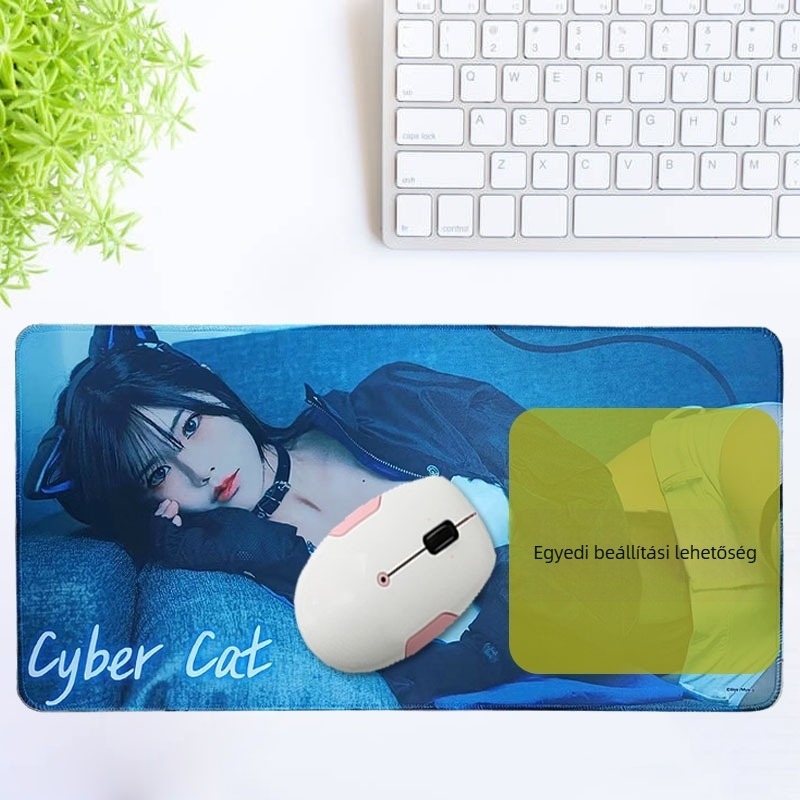 Íróasztali matt, csúszásmentes felület, textil anyag, animációs stílus, modell JY009