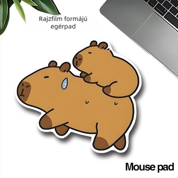 Egérpad PVC-gumiából, egyoldalas, kalkulátor funkcióval, nyomtatott logóval