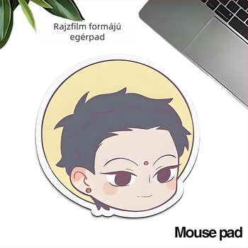 Egérpad PVC-gumiából, egyoldalas, kalkulátor funkcióval, nyomtatott logóval