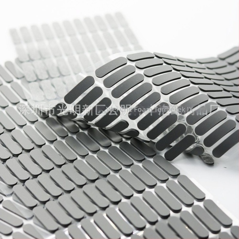 Öntapadós szilikon-gumi csúszásmentes párnák billentyűzethez és számítógép/telefon állványokhoz (csendesek)