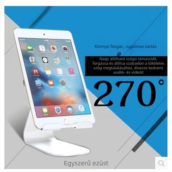 Összecsukható alumínium tabletállvány iPad, iPhone és Samsung készülékekhez — asztali tartó
