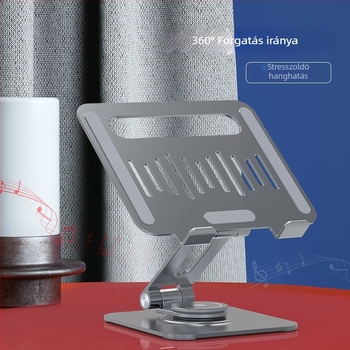 HYDUODUO TQG05X Összecsukható Fém Tablet Állvány 360° Forgással iPadhez