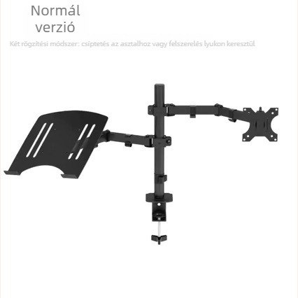 X0303 laptop állvány – alumíniumötvözet, emelő típusú asztali tartó notebookhoz, kábel 0,25 m