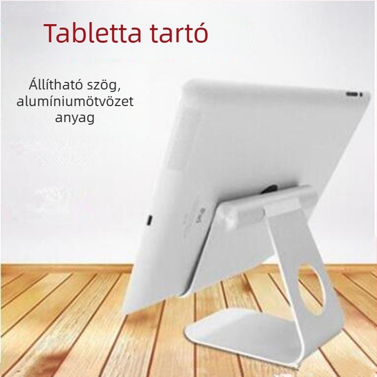MIDILL 001 alumínium ötvözet tabletatartó – forgó asztali tartó iPad/iPhone-hoz