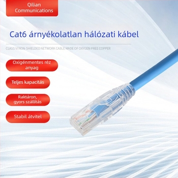 Cat6 UTP Ethernet-kábel, 50 m, beltéri használatra, árnyékolatlan, RJ-45, 26 AWG