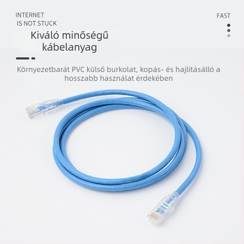 Cat6 UTP Ethernet-kábel, 50 m, beltéri használatra, árnyékolatlan, RJ-45, 26 AWG