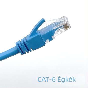 Cat6a Gigabit Ethernet patch kábel, hálózati összeköttetéshez, otthoni használatra, 1,5 m