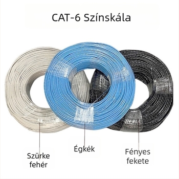 Cat6a Gigabit Ethernet patch kábel, hálózati összeköttetéshez, otthoni használatra, 1,5 m