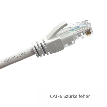 Cat6a Gigabit Ethernet patch kábel, hálózati összeköttetéshez, otthoni használatra, 1,5 m