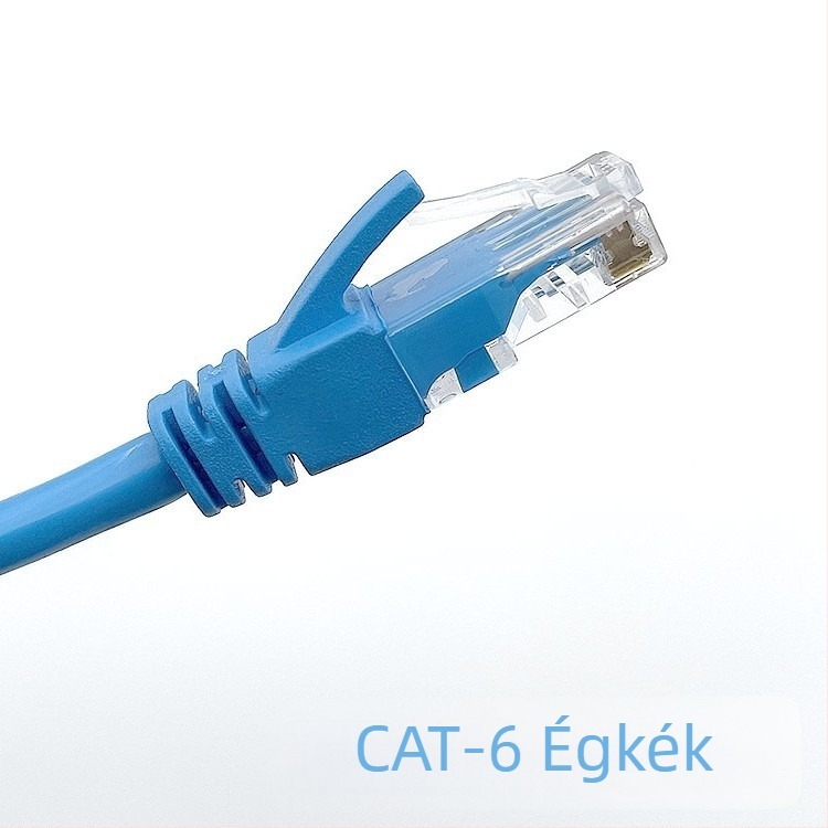 Cat6a Gigabit Ethernet patch kábel, hálózati összeköttetéshez, otthoni használatra, 1,5 m