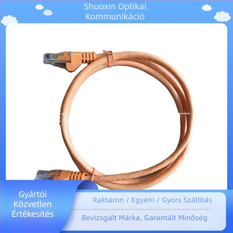 CAT6E Shieldelt hálózati kábel, CAT6, 1 Gbps, -45–45°C, húzási szilárdság 1000 N