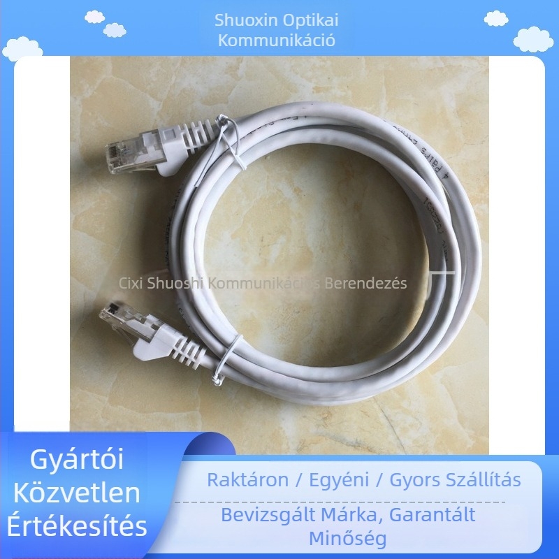 CAT6E Shieldelt hálózati kábel, CAT6, 1 Gbps, -45–45°C, húzási szilárdság 1000 N