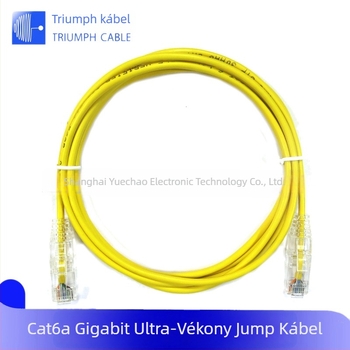 Cat6 Ethernet hálózati kábel, 1 Gbps, tiszta oxigénmentes réz OFC, vezető átmérője 3,2 mm, RJ11 interfész