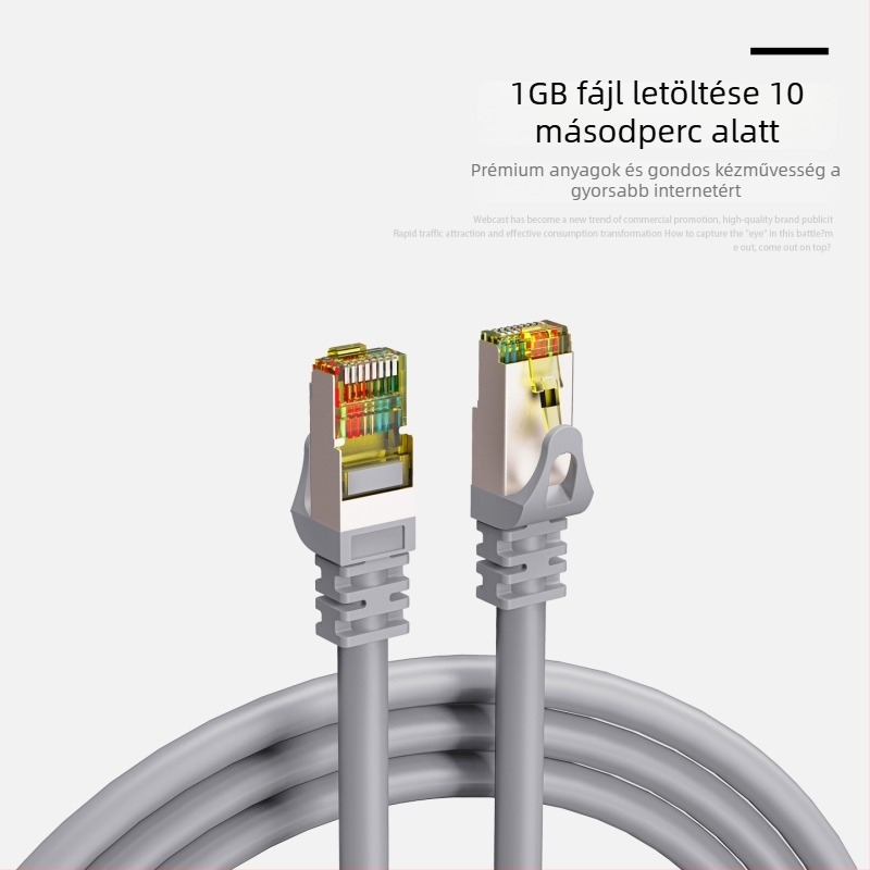 Category 6 Gigabites Ethernet hálózati kábel routerhez