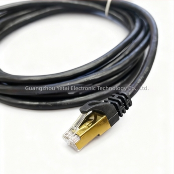 Cat7 hálózati kábel, RJ-45 csatlakozó, csavart érpár, vezető átmérője 5.0, 1000 Mbps