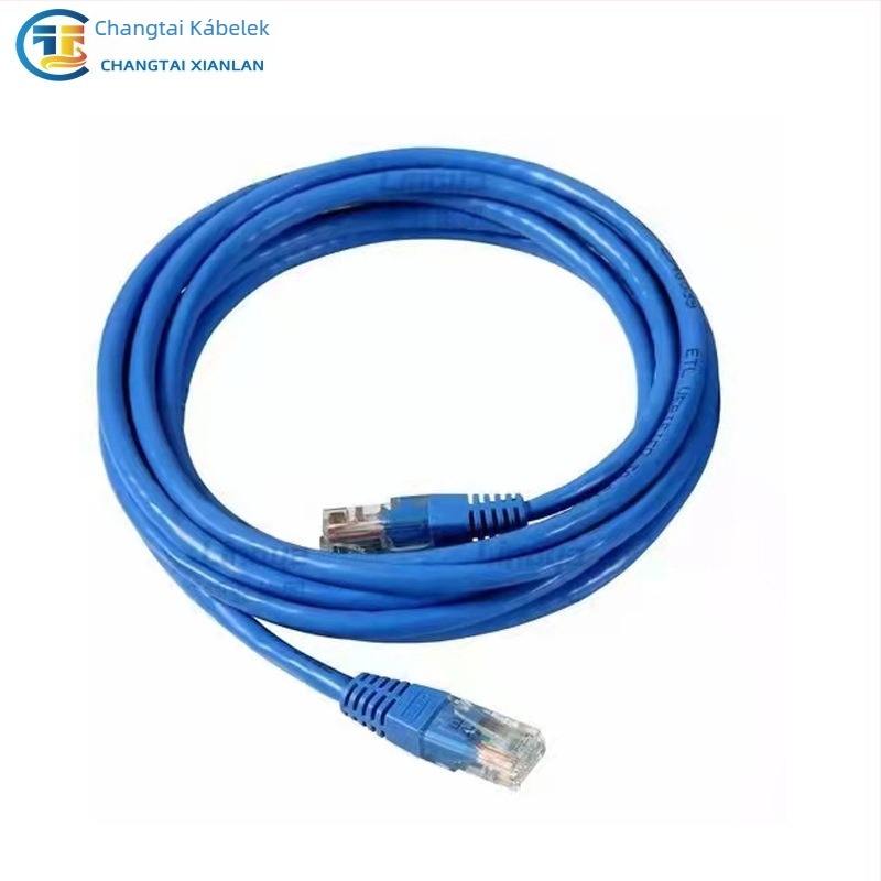Oxigénmentes réz CAT6 UTP RJ45 28AWG árnyékolatlan gigabites számítógép-kábel