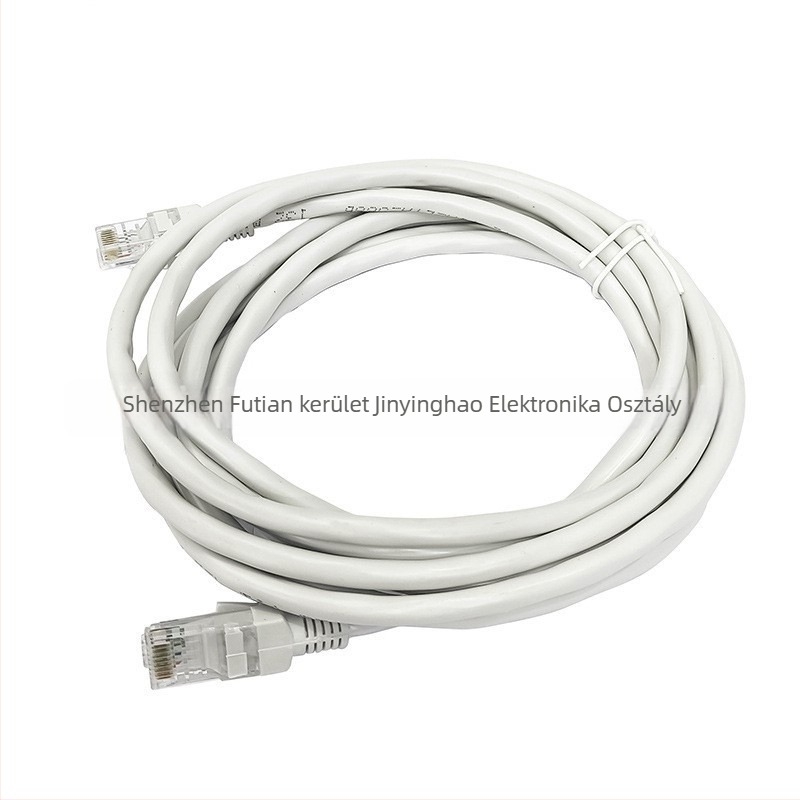 Cat6 hálózati kábel, UTP, rézvezető, RJ-45 csatlakozó, 1000 Mbps, csavart érpár, otthoni és irodai használatra