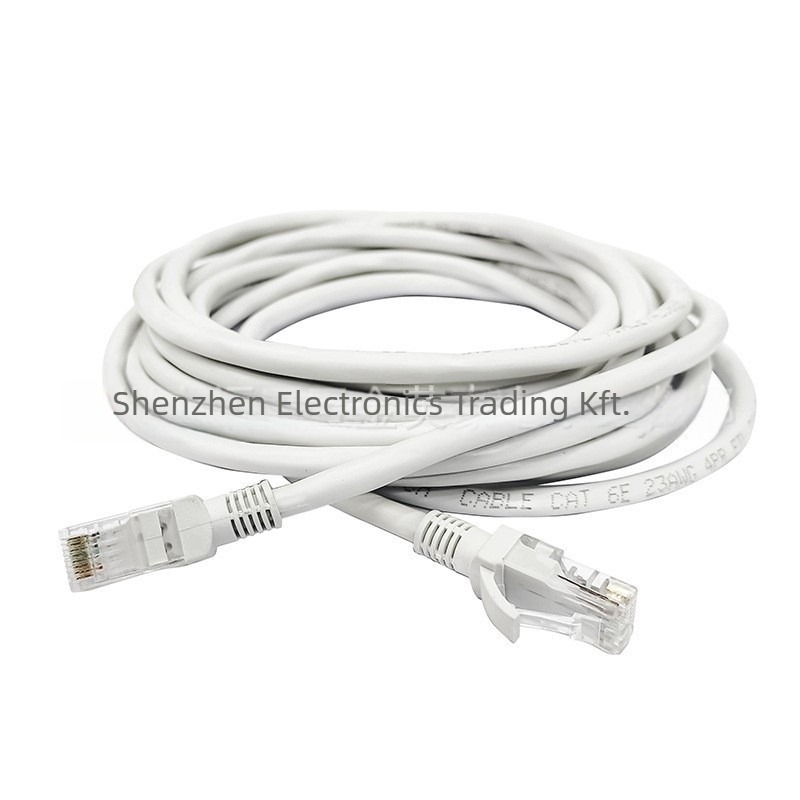 Cat6 hálózati kábel, UTP, rézvezető, RJ-45 csatlakozó, 1000 Mbps, csavart érpár, otthoni és irodai használatra