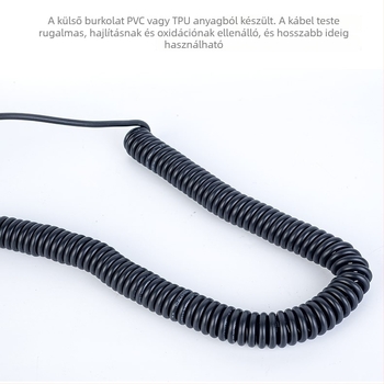Nyolcszálú hálózati kábel tiszta rézből, PVC burkolattal, RJ45 kristályfejjel számítógépes berendezésekhez – jelátviteli vezeték