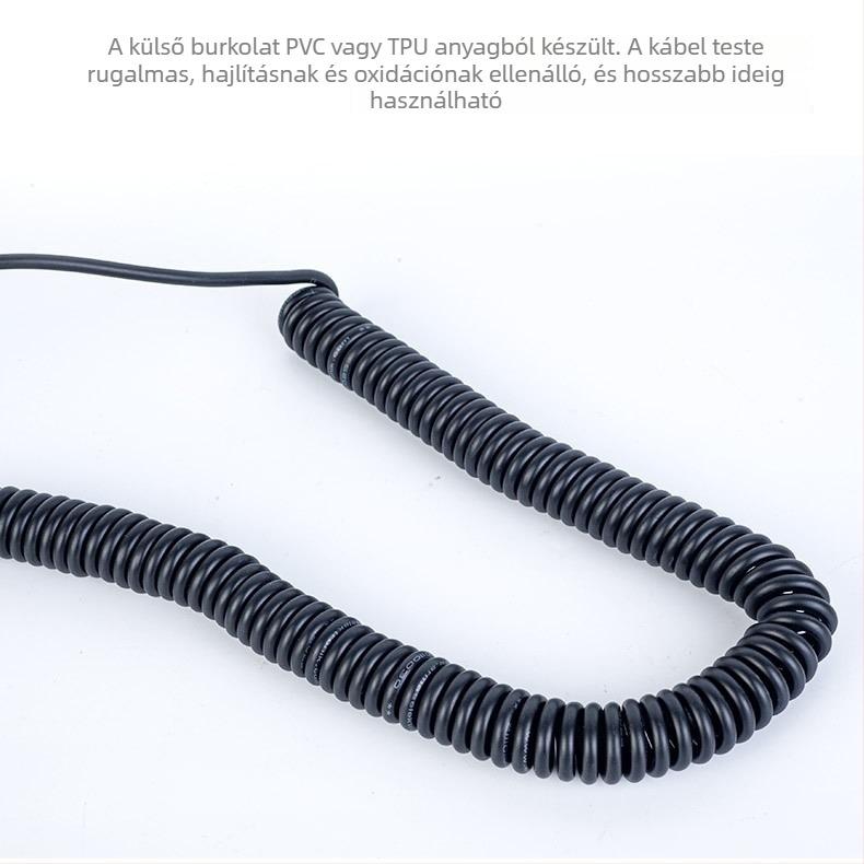 Nyolcszálú hálózati kábel tiszta rézből, PVC burkolattal, RJ45 kristályfejjel számítógépes berendezésekhez – jelátviteli vezeték