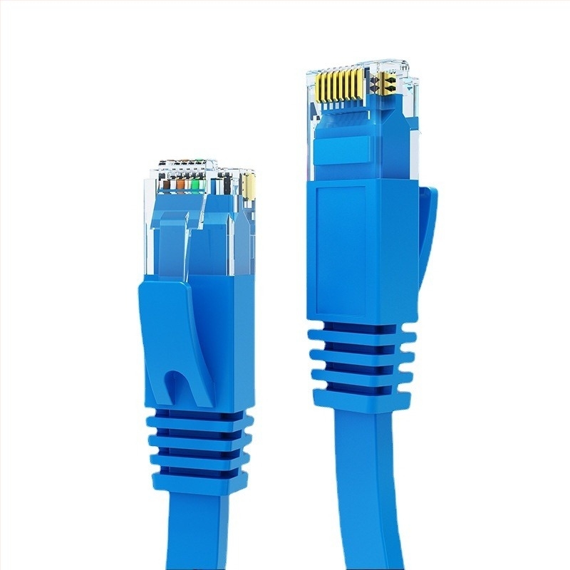 U-KCOM CAT6a árnyékolt sík Gigabit Ethernet-kábel – tiszta réz