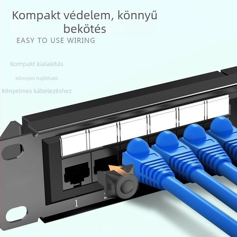 Cat5e nem szabványos otthoni hálózati kábel burkolattal – vast jumper vezetékek routerek és számítógépek számára (Sanbao SE-F01, 100 Mbps, húzószilárdság 4)