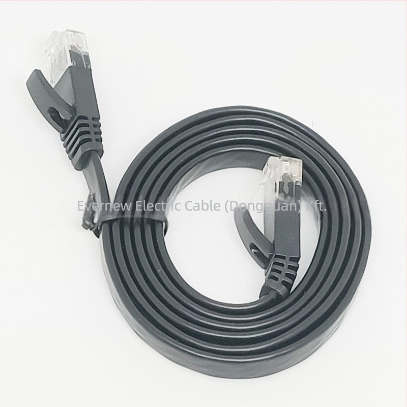 CAT6 sík hálózati kábel beltéri és kültéri használatra, oxigénmentes réz, Gigabit, UTP, 250MHz