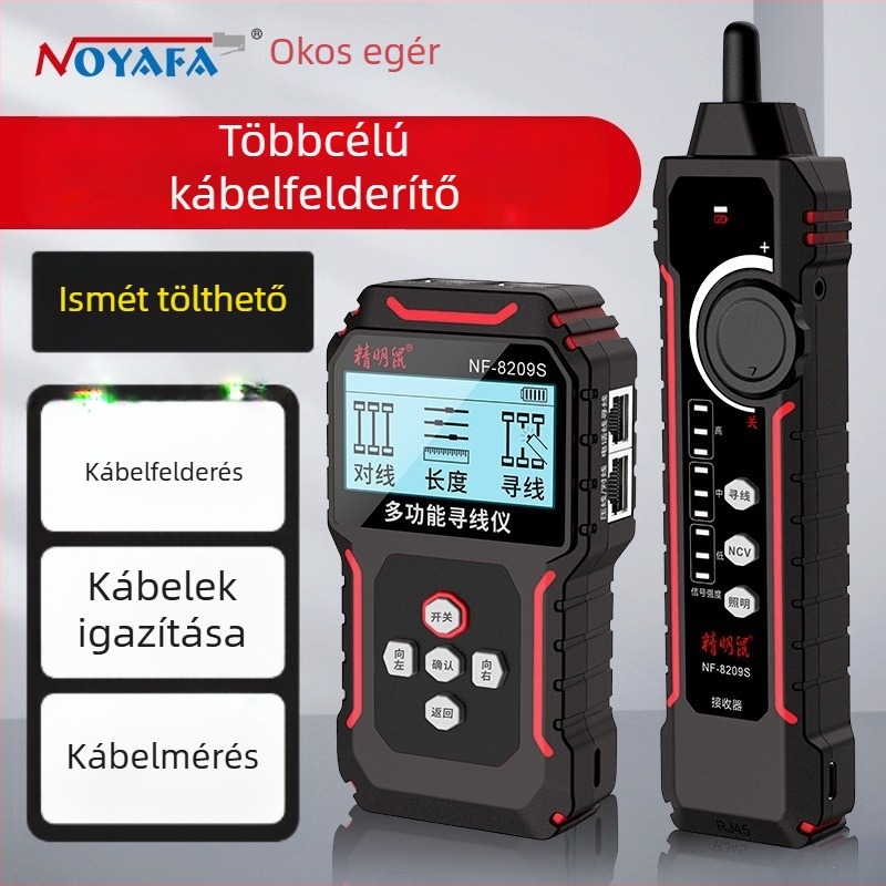 Cheeky Rat NF-8209S hálózati kábel tester és PoE kereső