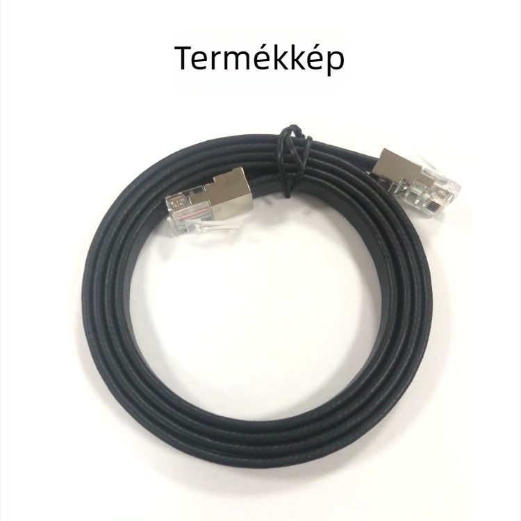 Category 7 RJ12 hálózati kábel, 8 mag, PVC burkolat, adatátvitel 10 000 MB/s