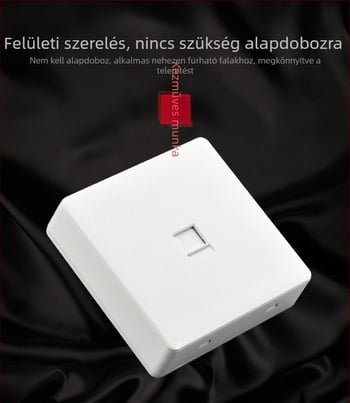 86-os típusú falra szerelt hálózati aljzat, 1 port, 10A, ≤50V