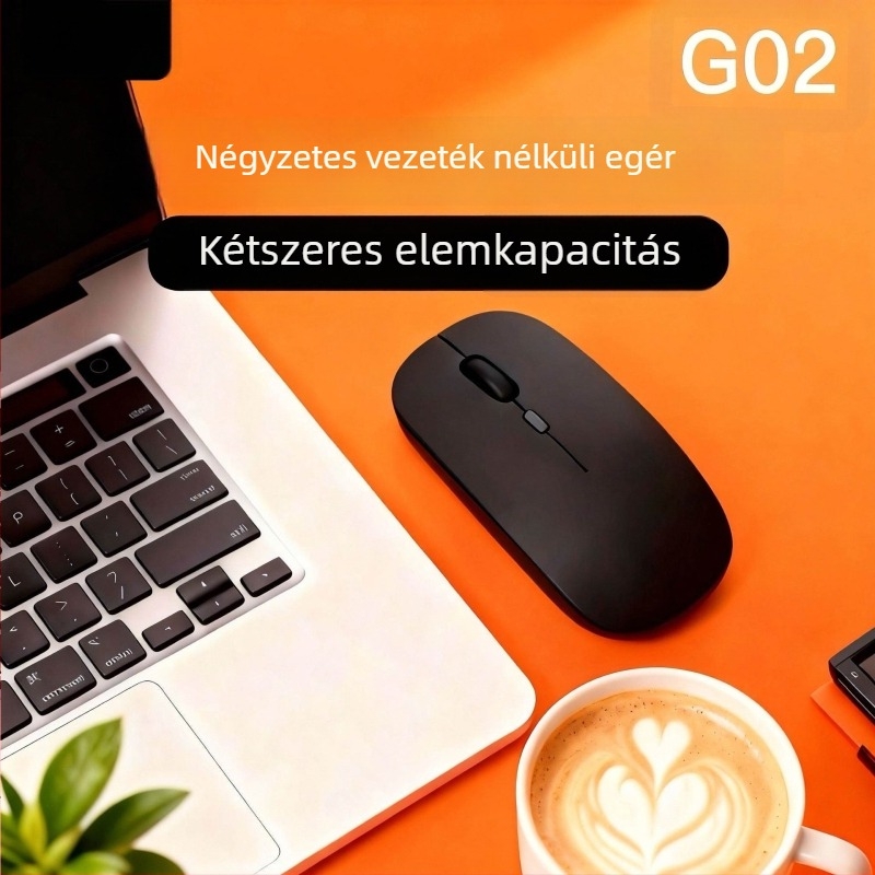 Kuxiang G02 vezeték nélküli optikai egér - 1000 dpi, USB, notebook és asztali számítógéphez
