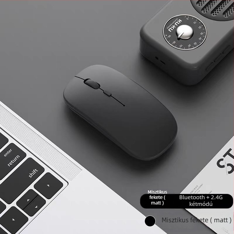 Kuxiang G02 vezeték nélküli optikai egér - 1000 dpi, USB, notebook és asztali számítógéphez