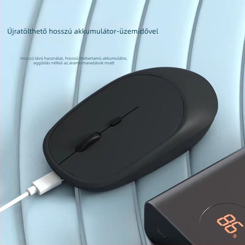 Vezeték nélküli egér G03, 2.4G + Bluetooth kettős mód, optikai szenzor 1600 DPI, USB interfész